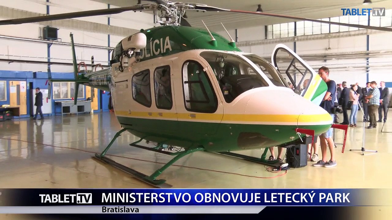 Ministerstvo vnútra má k dispozícii nový vrtuľník Bell 429