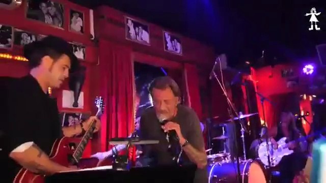 Johnny Hallyday & Manu Lanvin That's All Right (Mama) au Ti St Barth. 2015