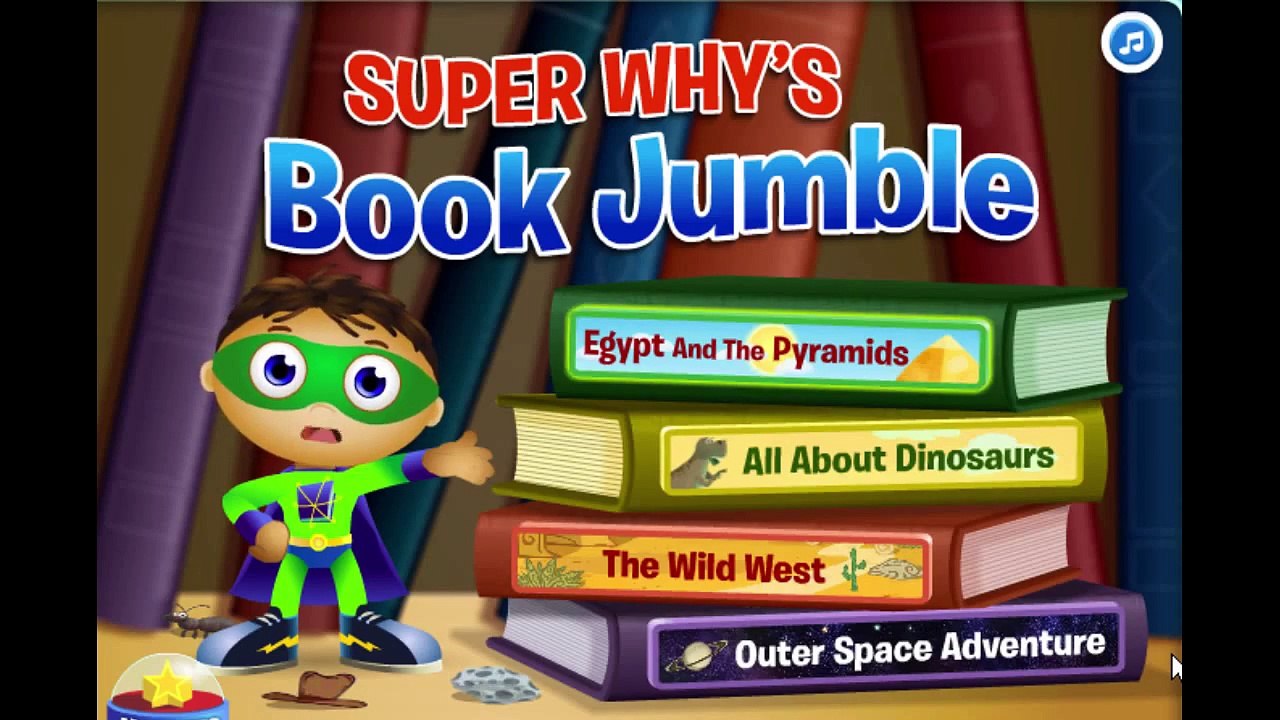 Super Why Book Jumble Cartoon Animation PBS Kids Game Play Walkthrough [Full Episode]
