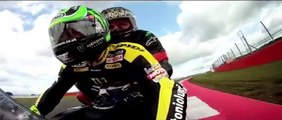 Des Kelly rides with Cal Crutchlow, Silverstone 2011