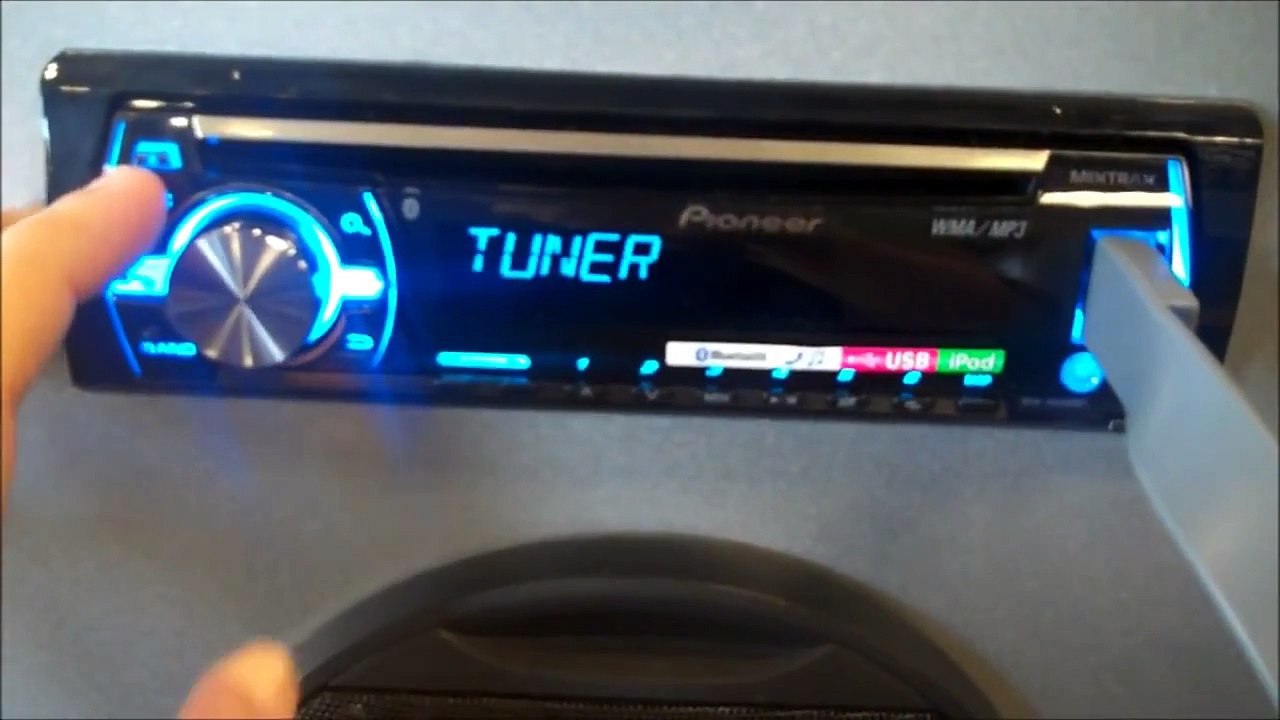 Pioneer DEH-X6500BT Car Stereo MIXTRAX Demo