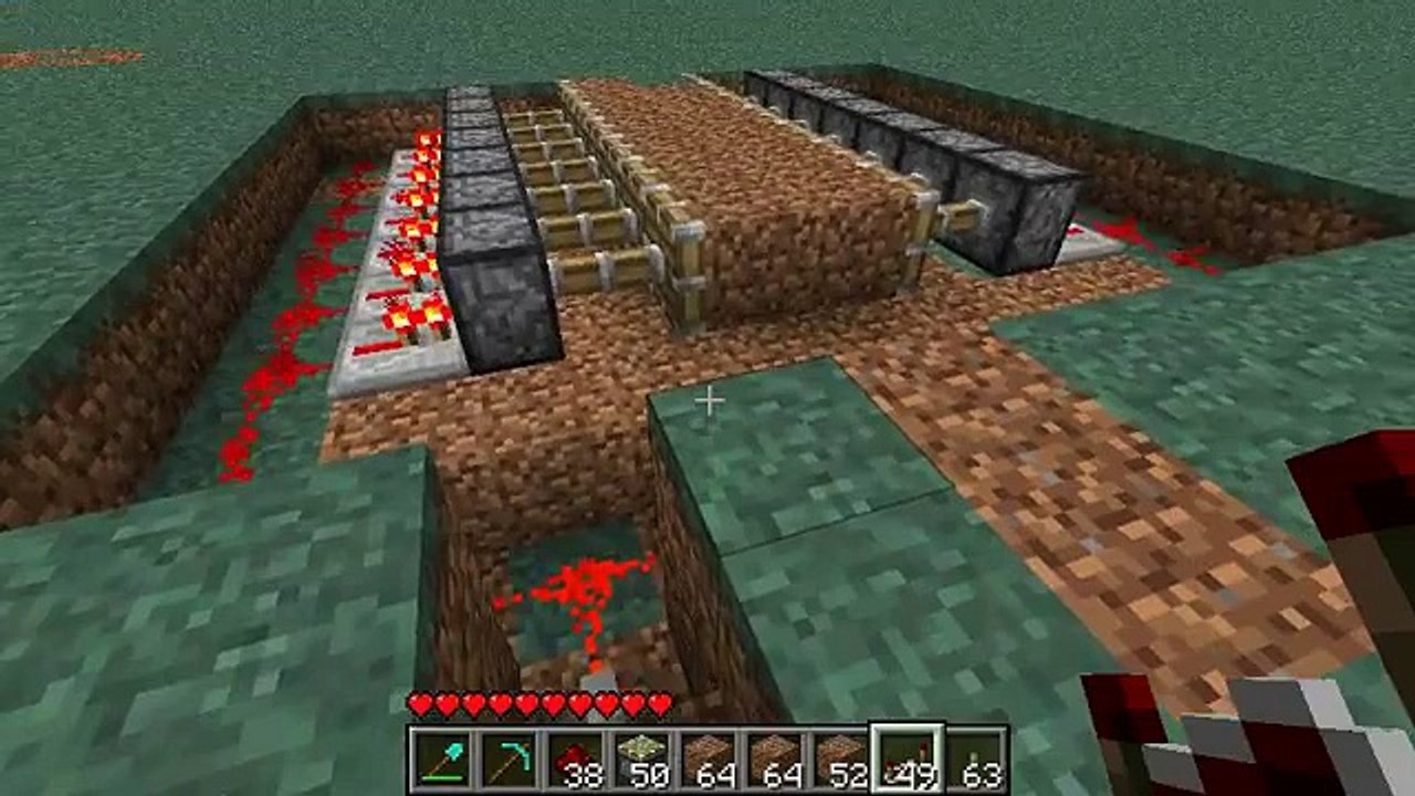 Minecraft Bridge Trap Sticky Pistons Video Dailymotion