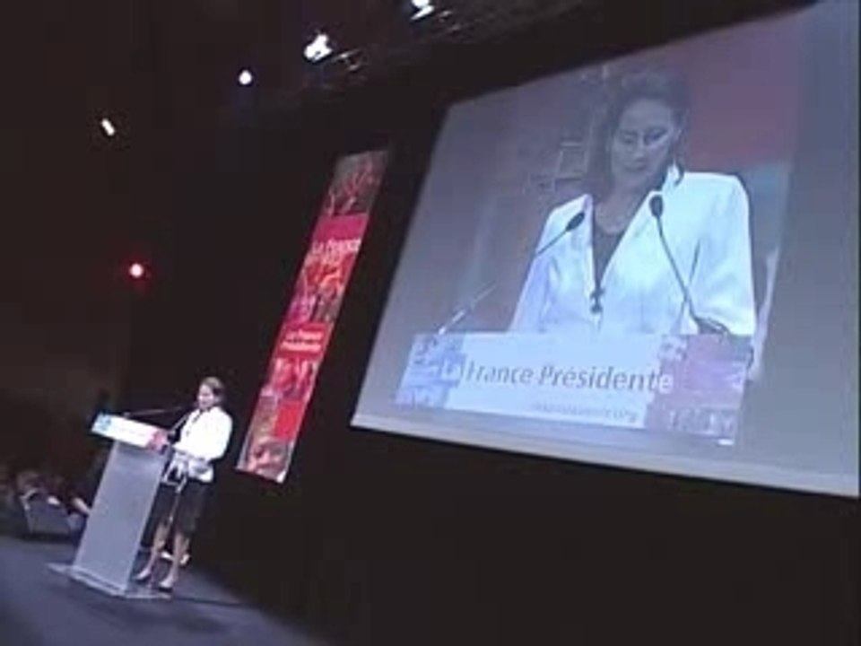 Segolene-Discours aux Outremer-Jaures