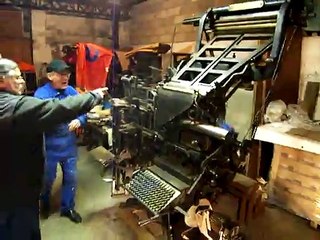 linotype du Musée du talou à Dieppe