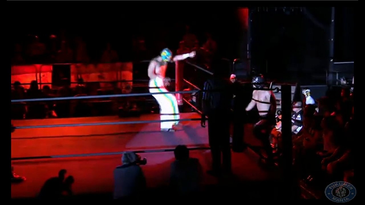 {24 Hour Wrestling} (Fukumen MANIA) Yuya Susumu & HAMATANI Vs. Toru Sugiura & EL920 (7/26/15)