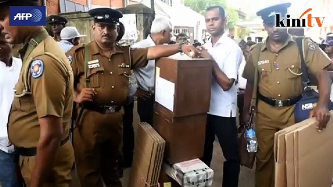 Ribuan polis kawal pilihan raya Sri Lanka