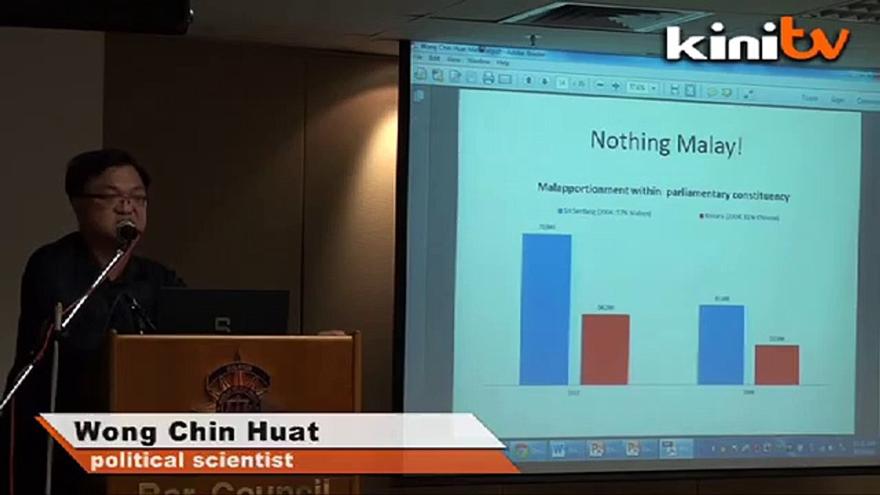 'Malays true victims of malapportionment'