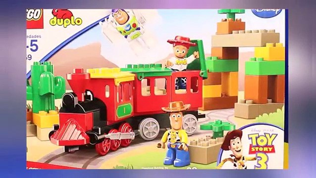 Disney Lego Duplo Toy Story 3 Great Train & Sheriff Station Woody Bullseye Buzz Lightyear McQueen