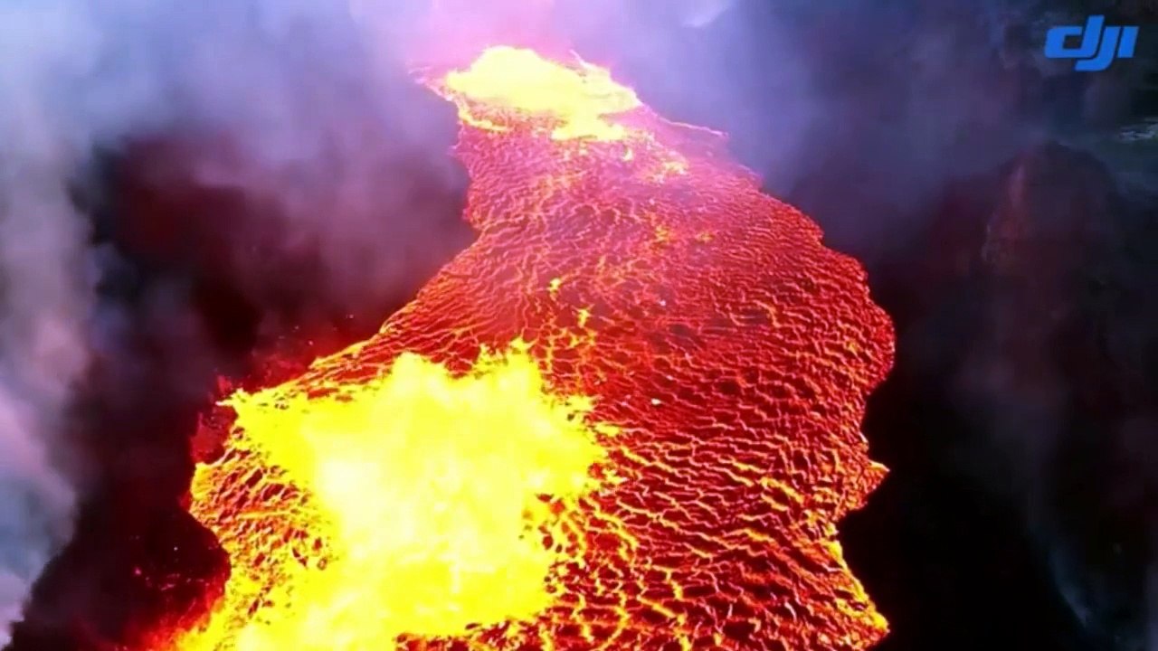 2 minutes de l'éruption du volcan Bardarbunga en Islande