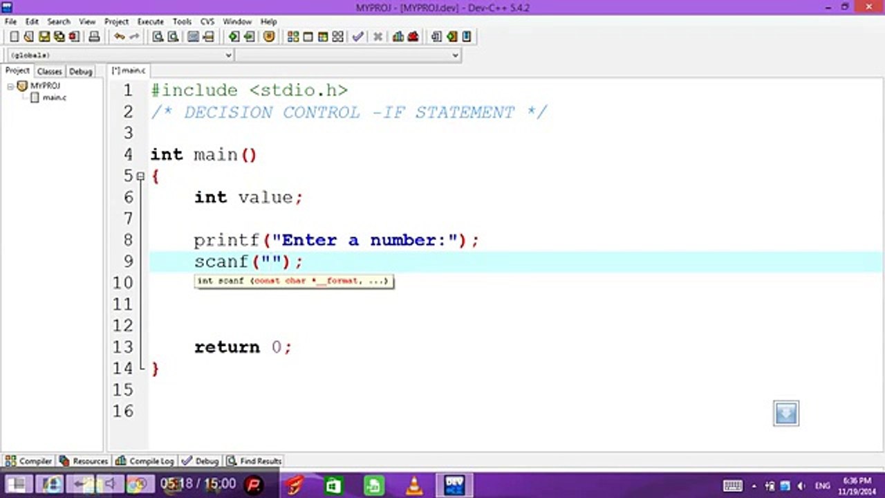 5 C PROGRAMMING  IF STATEMENT (IN HINDI)