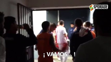 Erick Delgado y su motivador discurso en el Alianza Lima-Municipal