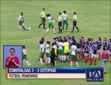 Fútbol femenino: lucha campal en el Olímpico Atahualpa