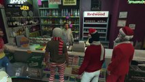 GTA 5 Online Funny Moments   Late Christmas, Bad Luck Daithi, Snowballs Fun!