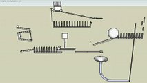 SketchUp SketchyPhysics Rube Goldberg Machine