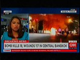 Breaking News, CNN, Bomb Blast Rocks Central Bangkok, Thailand