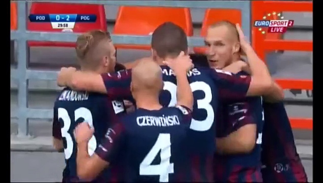 Rafal Murawski 0-2 Podbeskidzie-Pogon Szczecin 17.08.2015
