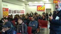 Napoli, 7 febbraio 2013. Convegno 'Le mani sulla Coop' (USB Tv)