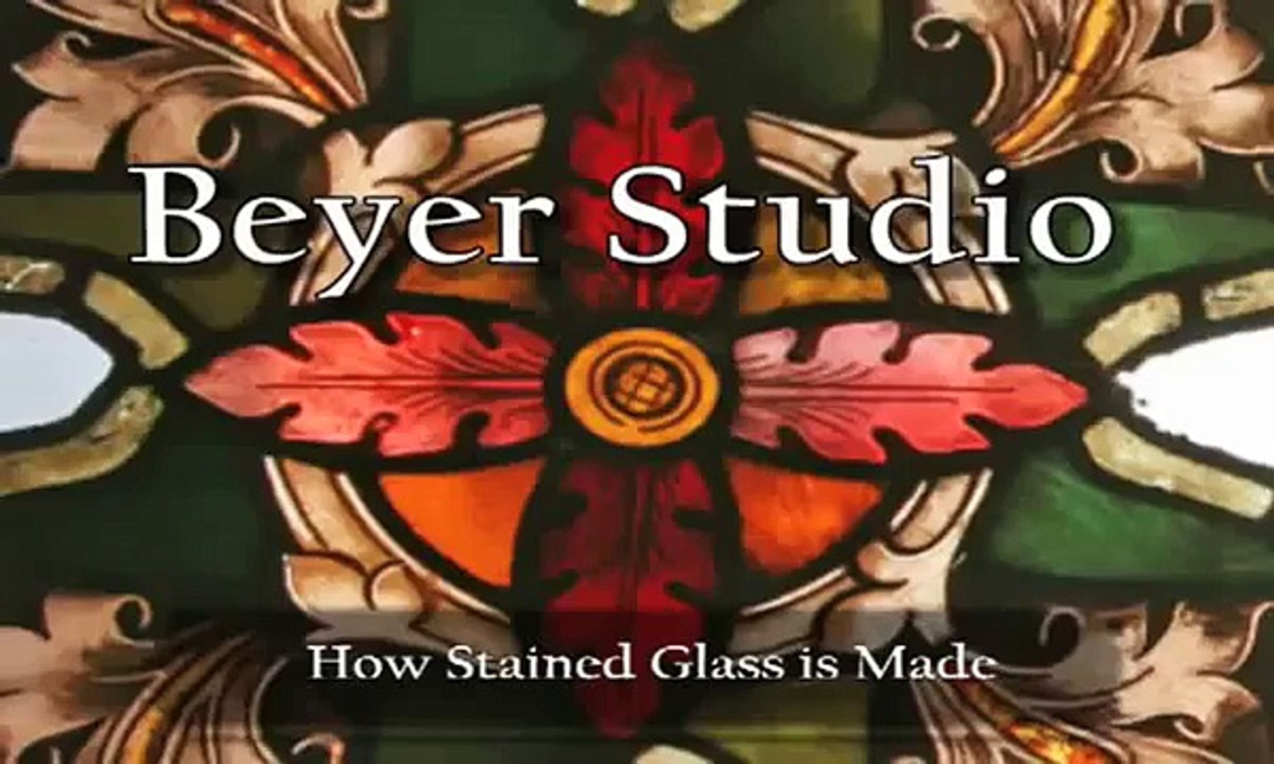 How Painted Stained Glass is made  - Beyer Studio.mov