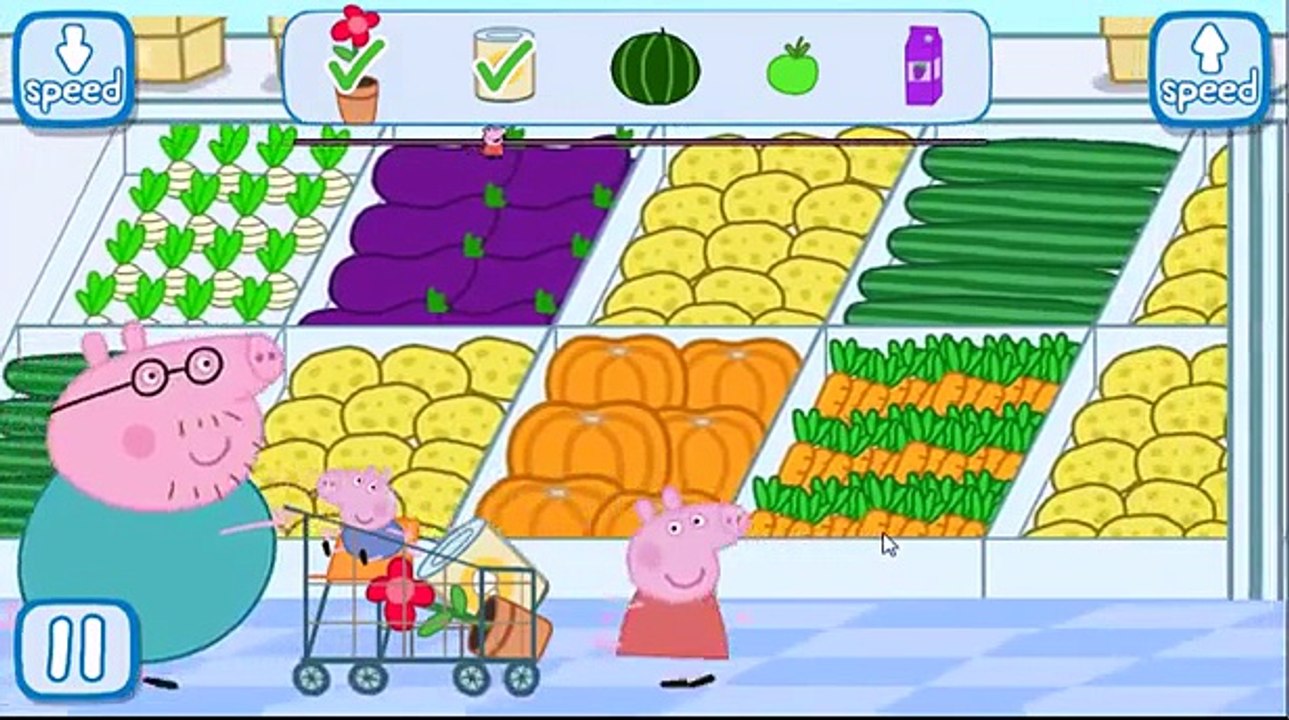 Gtggf Свинка Пеппа в супермаркете ИГРА МУЛЬТИК