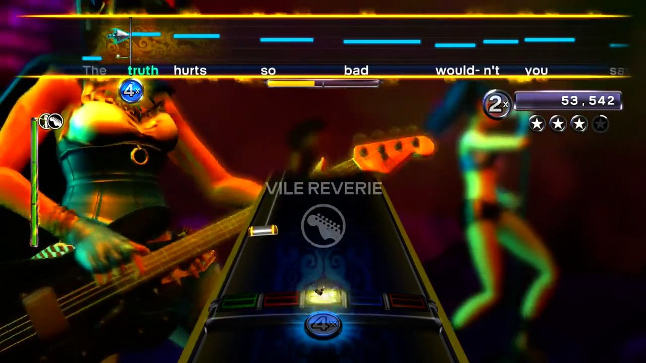 Rock Band 3 "3's and 7's" by Queens of the Stone Age - MEDIUM VOCALS/EXPERT GUITAR 100%