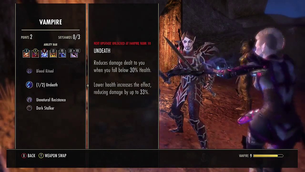 The Elder Scrolls Online : Vampire and Werewolf shrine locations
