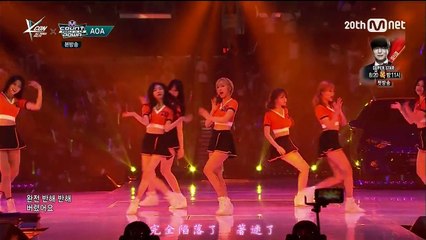 【HD繁體中字】 150813  AOA  -  Heart Attack  @ M!Countdown