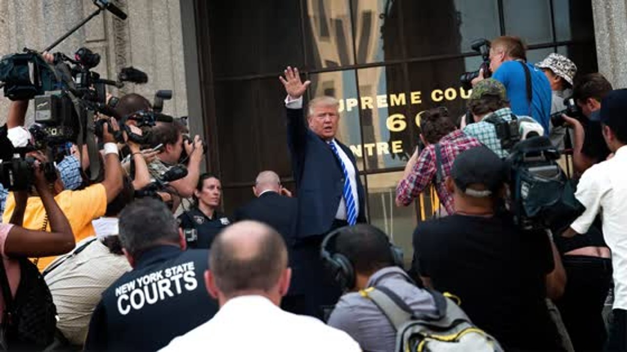 Donald Trump Reports for Jury Duty in New York City