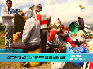 Ecuador: 400 Evacuated as Cotopaxi Volcano Rages On