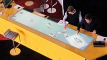 Interactive Multi Touch Table with Touch Configurator Software for Mercedes-Benz Bank