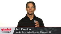 Jeff Gordon Thanks Hunger Hero Sharon D.