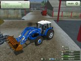 Farming Simulator 2013 - Feeding the cows!