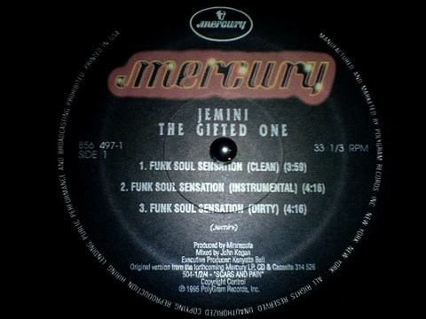 Jemini The Gifted One ‎- Funk Soul Sensation (Organized Konfusion Instrumental) (1995) [Hq]