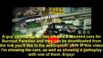 Burnout Paradise - Mitsubishi Lancer Gameplay (DGI Vehicle Pack)
