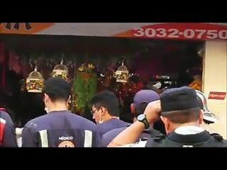 Criança é resgata após desabamento na rua Major Facundo