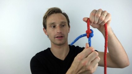 Matelotage : Noeud de Carrick à extrémités adjacente