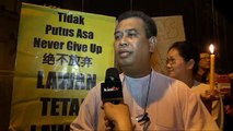 Vigil for Adam Adli smooth in KL, chaos in Penang