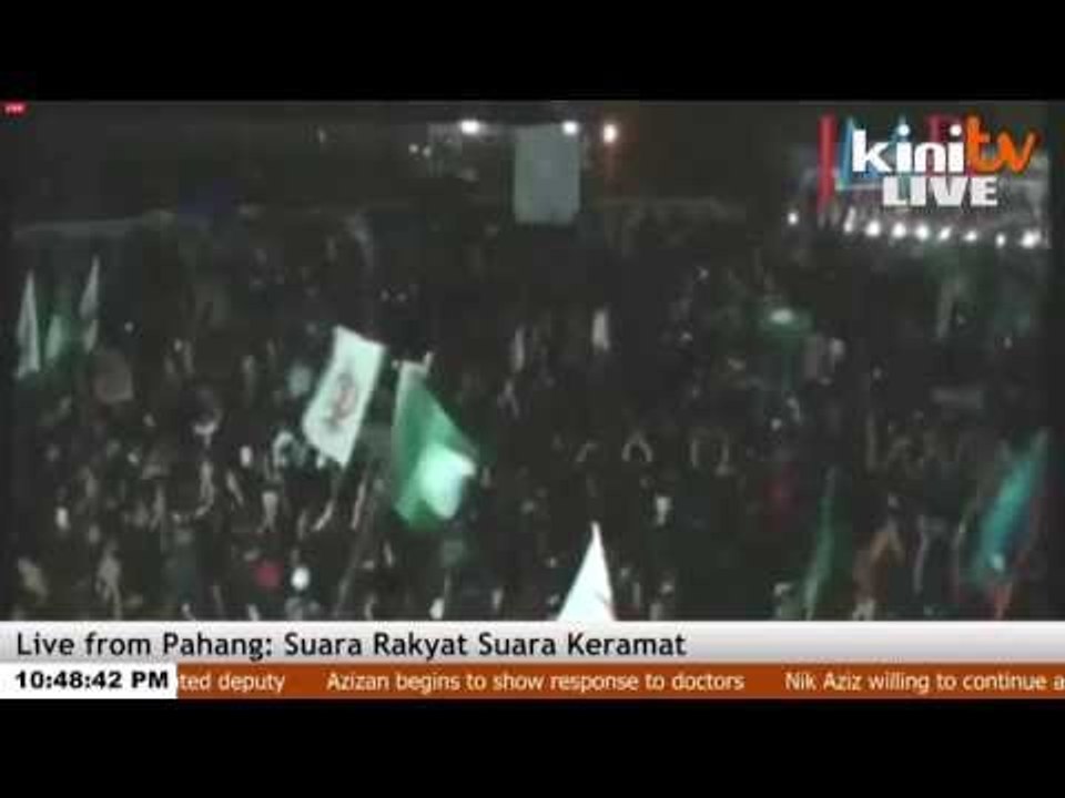 Live from Kuantan: Suara Rakyat Suara Keramat rally