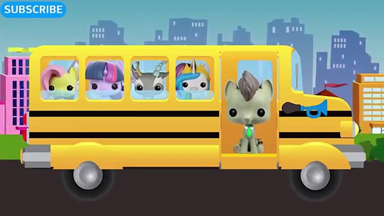 WHEELS ON THE BUS SONG MLP MY LITTLE PONY CARTOON