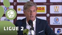 Conférence de presse FC Metz - Valenciennes FC (2-0) : José RIGA (FCM) - David LE FRAPPER (VAFC) - 2015/2016