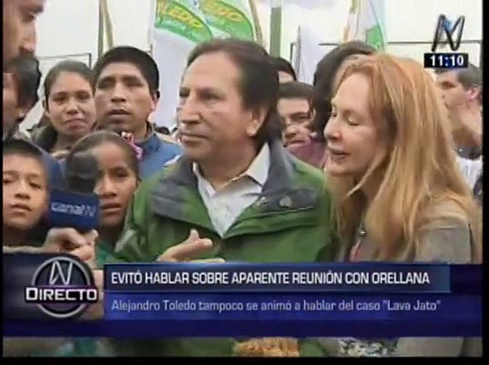 Alejandro Toledo se exaltó cuando le preguntaron por Orellana