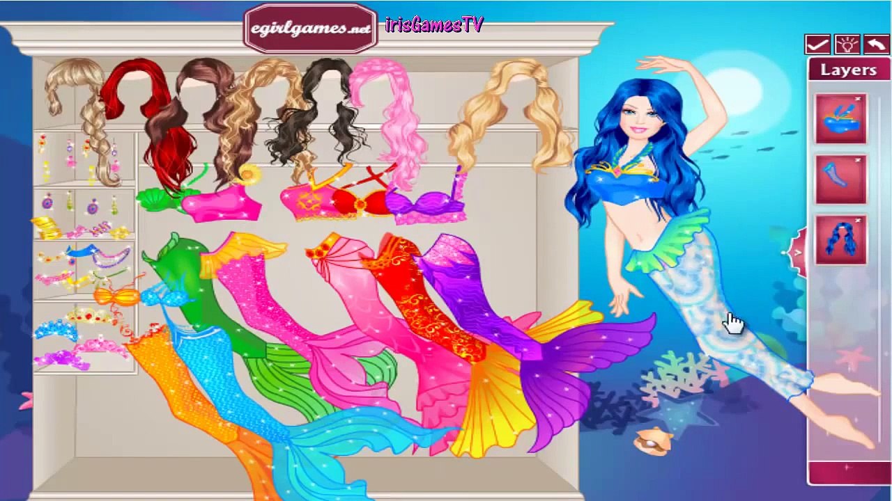 Barbie Mermaid Game -Game for girls - Dress Up Games