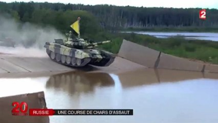 Zapping Télé du 17 aout 2015 - Biathlon de tanks en Russie !