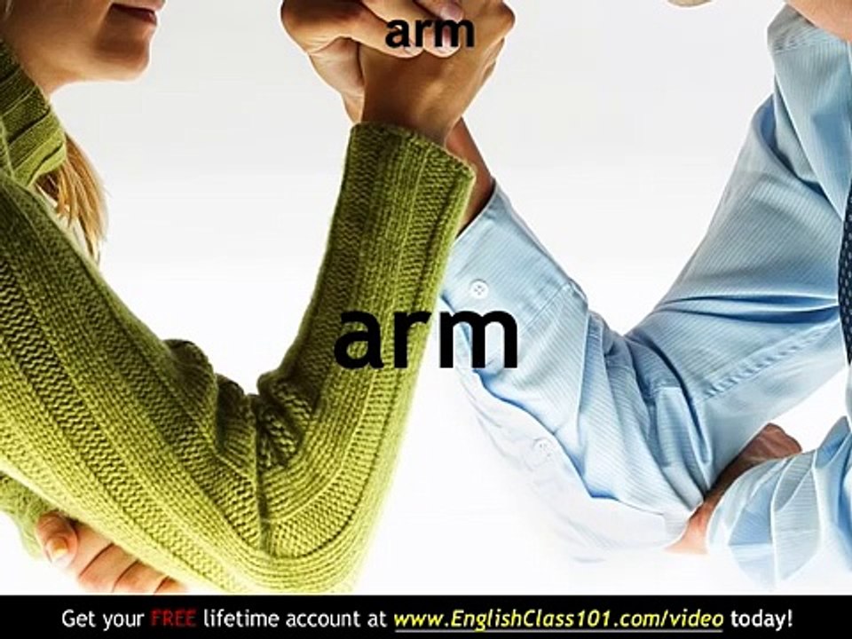 Learn English - English Body Parts Vocabulary