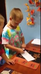 Letter from Santa, little boy makes Santa's naughty list