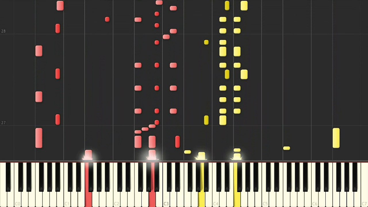 [Piano Four Hands] Supercalifragilisticexpialidocious (from Mary Poppins) [Synthesia tutorial]