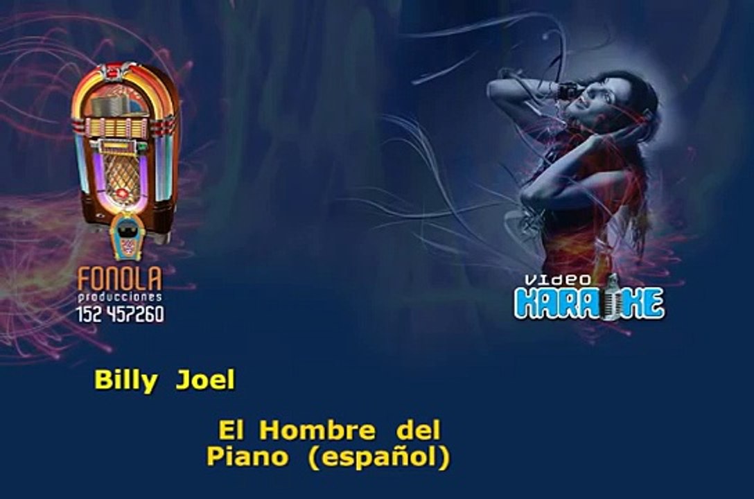 El Hombre del Piano (español) - Karaoke con letra