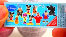 Disney Frozen kinder surprise Eggs Play Doh Peppa Pig Mickey Mouse Egg Hello Kitty