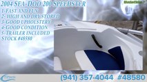 [UNAVAILABLE] Used 2004 Sea-Doo 200 Speedster in Holiday, Florida