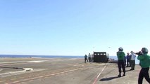 US Navy - F-35C Stealth Fighter Completes First Arrested Landing Aboard Aircraft Carrier [1080p]