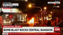 Bangkok explosion caught on camera